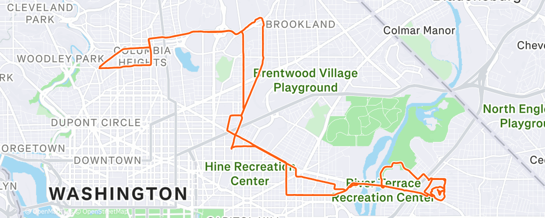 Map of the activity, Fort Mahan Exploration