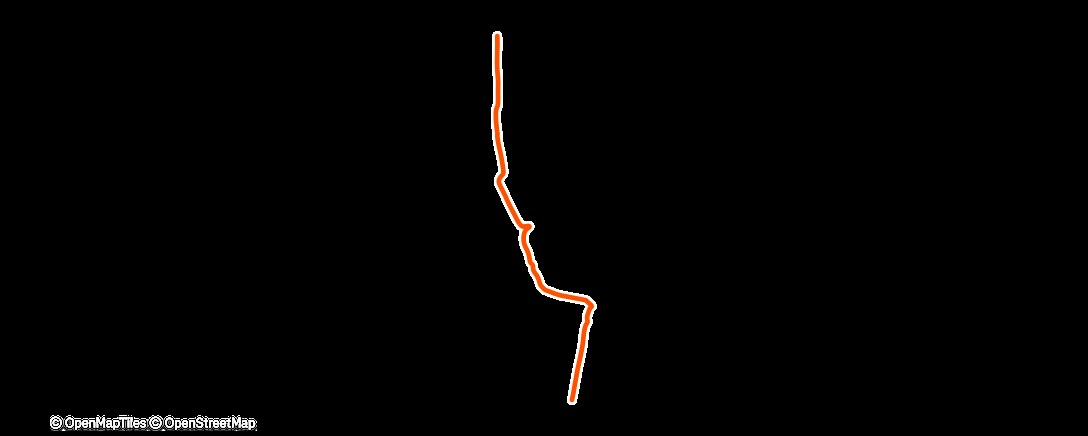 Map of the activity, Spaziergang am Nachmittag