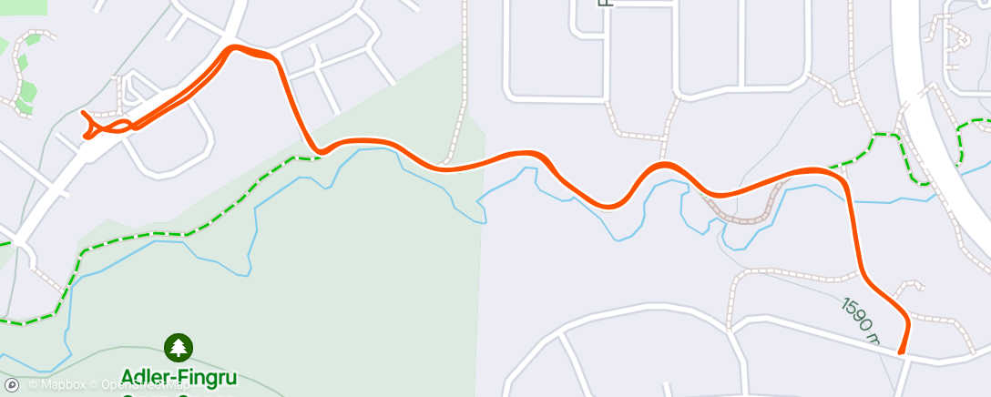 Map of the activity, Bike to School