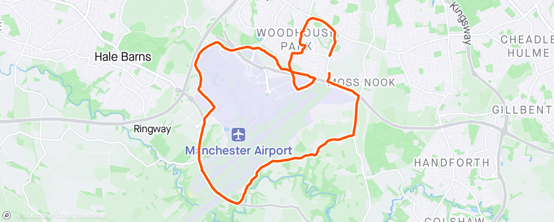 Map of the activity, Steady Airport Loop