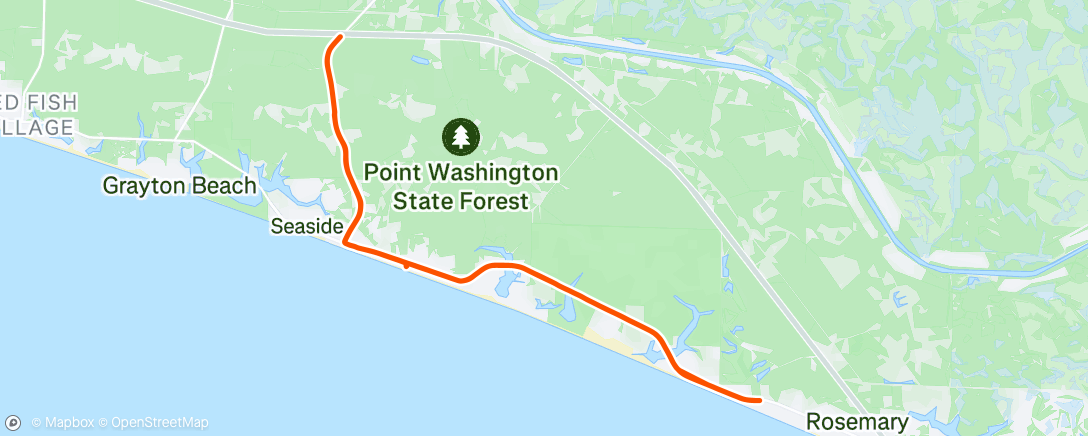 Map of the activity, Morning Mountain Bike Ride