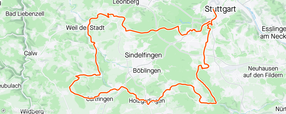 Карта физической активности (Brezel Race Testfahrt)