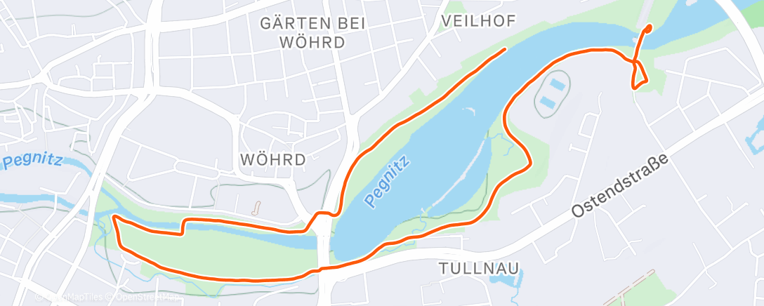 Mapa de la actividad (Silvesterlauf Check 🤘🤘🥂🥂)