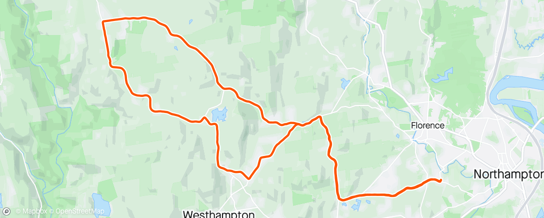 Mapa de la actividad, Northwest Road, Chesterfield