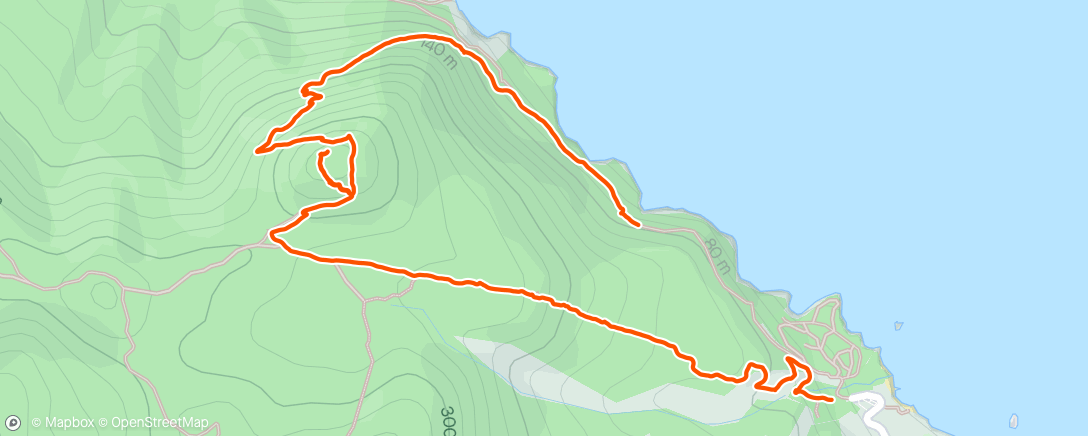 Map of the activity, Middaghike