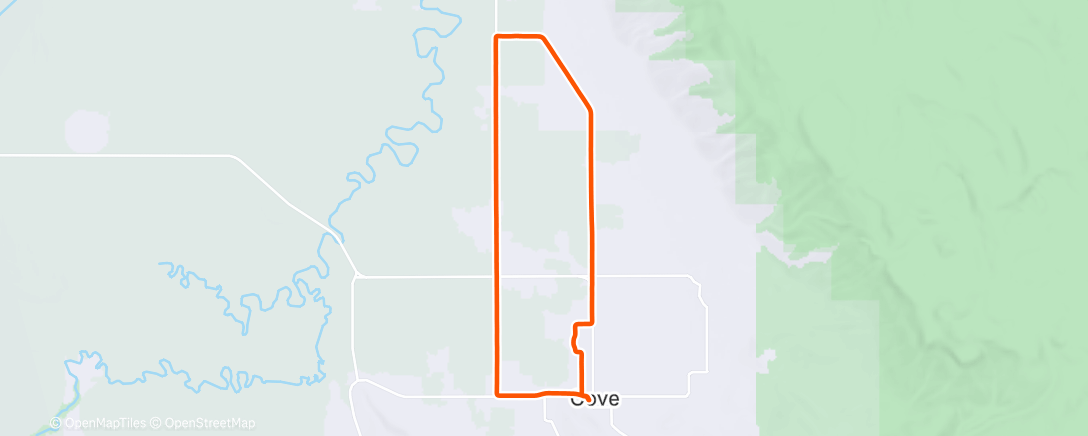 Map of the activity, Afternoon Mountain Bike Ride