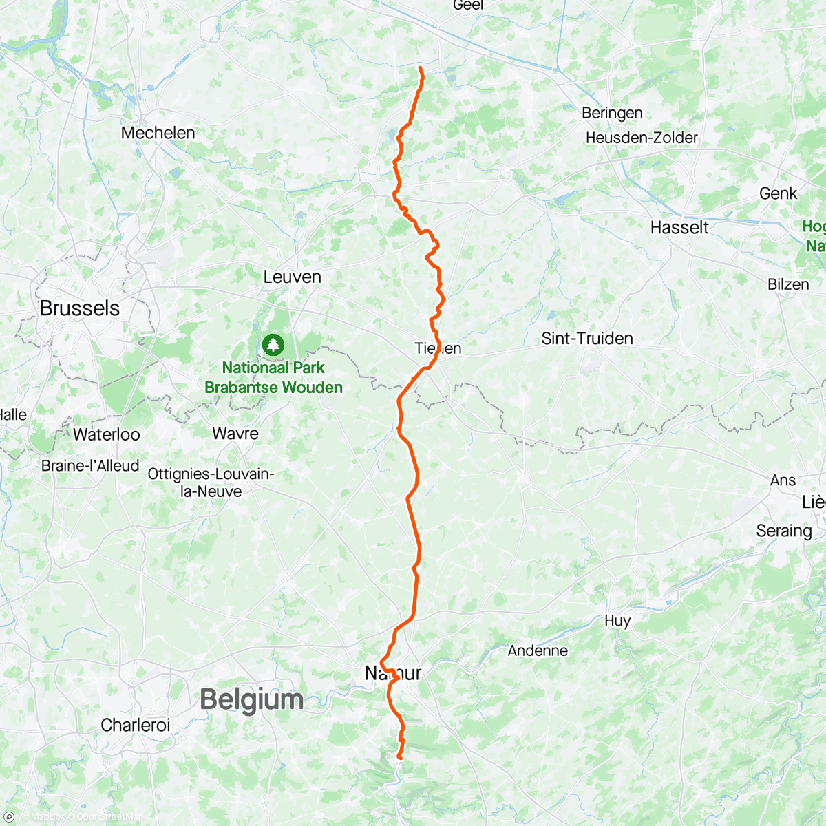 Mapa de la actividad, Op reis naar Parijs  🇫🇷  Dag I 🚲