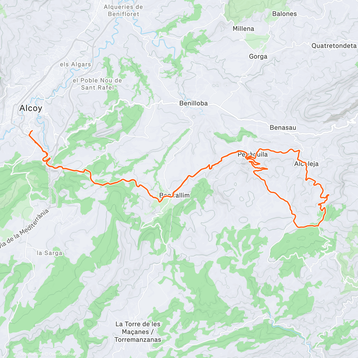 Mapa de la actividad (Some light tudons action)