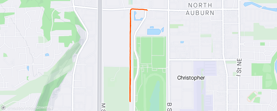 Map of the activity, New windshield walk