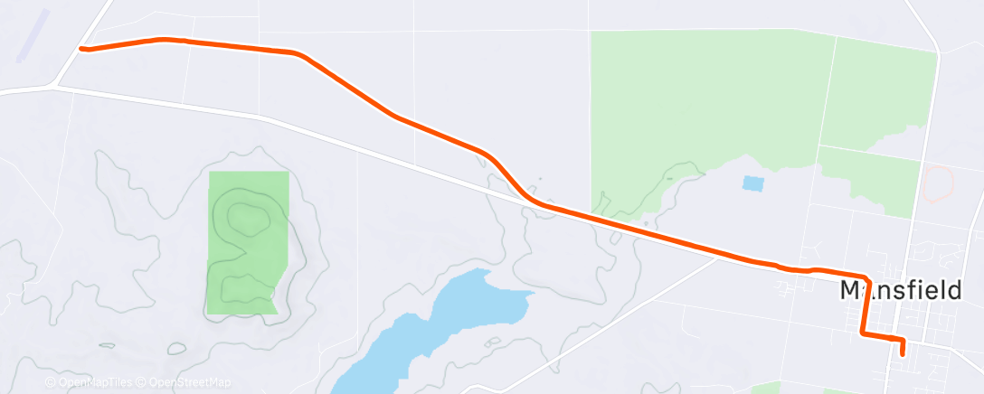 Карта физической активности (Morning Ride)