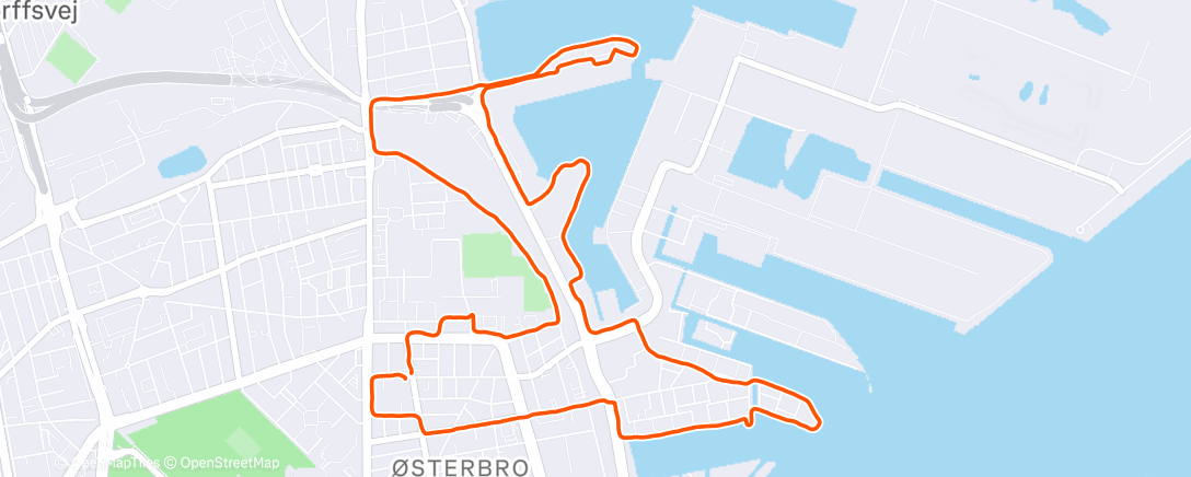 Карта физической активности (Afternoon Run)