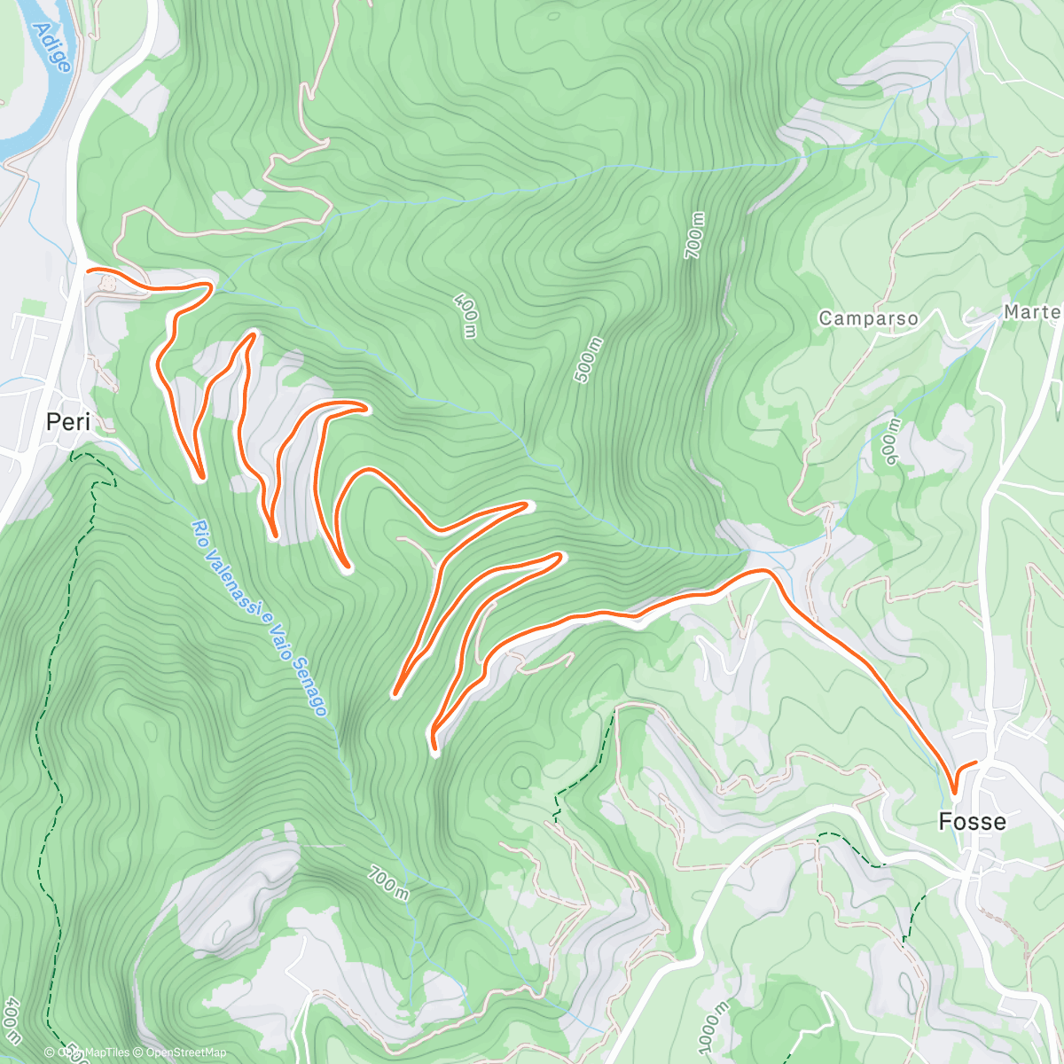 Карта физической активности (Peri - Fosse ☠️)