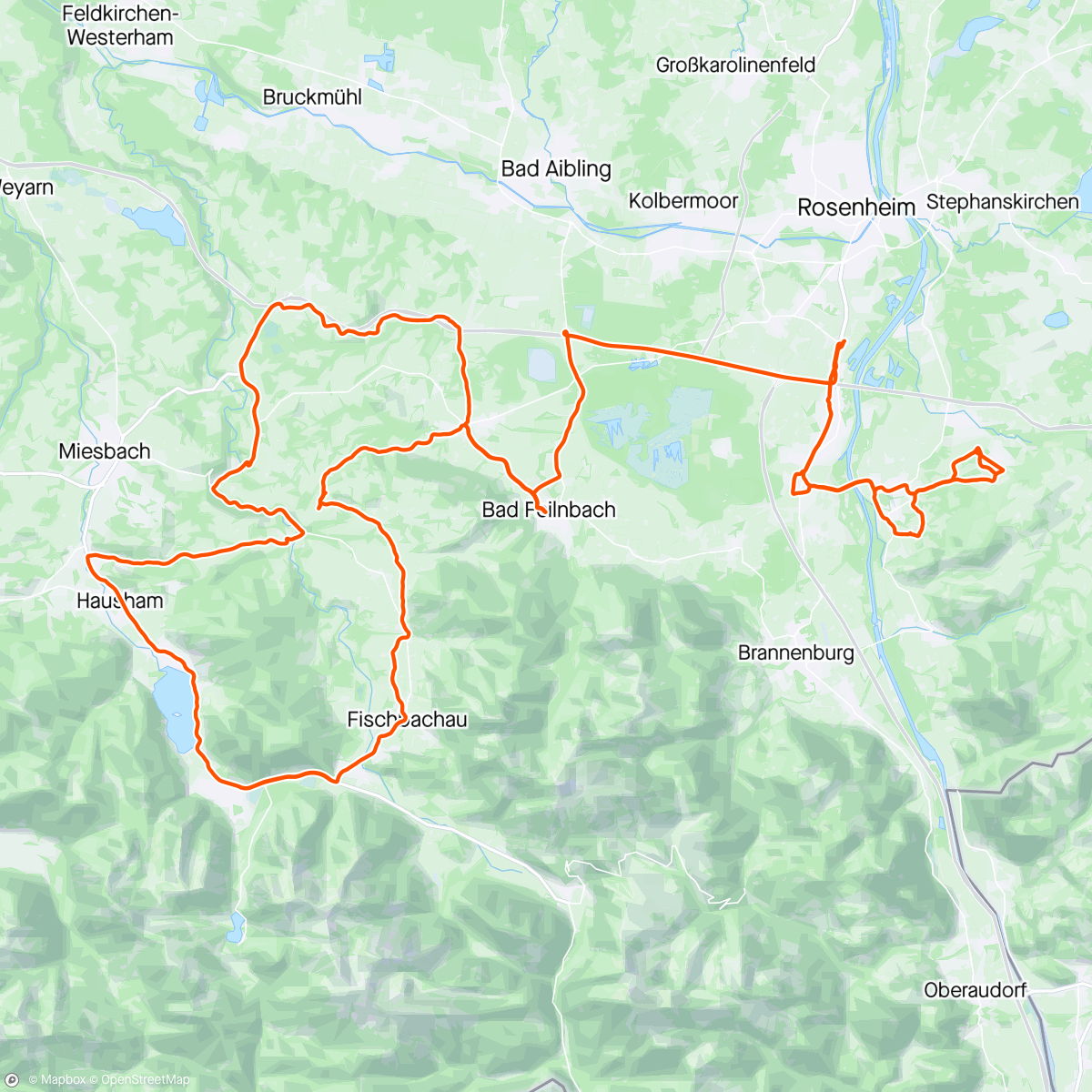 Mapa da atividade, HP bootcamp with performance tests, keynote, nutrition, bike workshops .... to prepare Ötztaler Radmarathon.