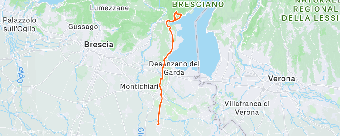Map of the activity, Morning Ride