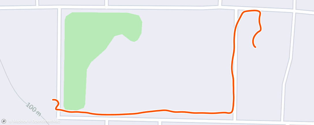 Map of the activity, Утренняя прогулка
