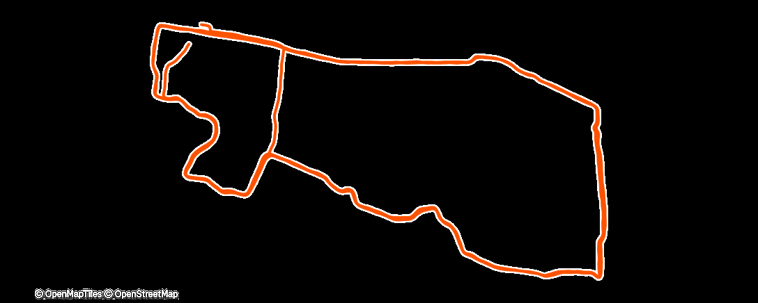 Map of the activity, Утренний забег