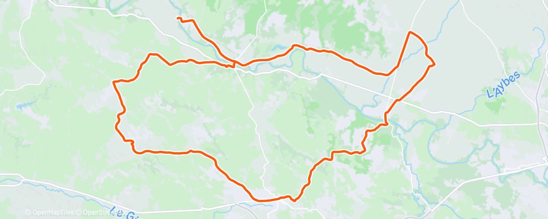 Map of the activity, Du ☀️ ce matin et un peu de vent d'autan 😉