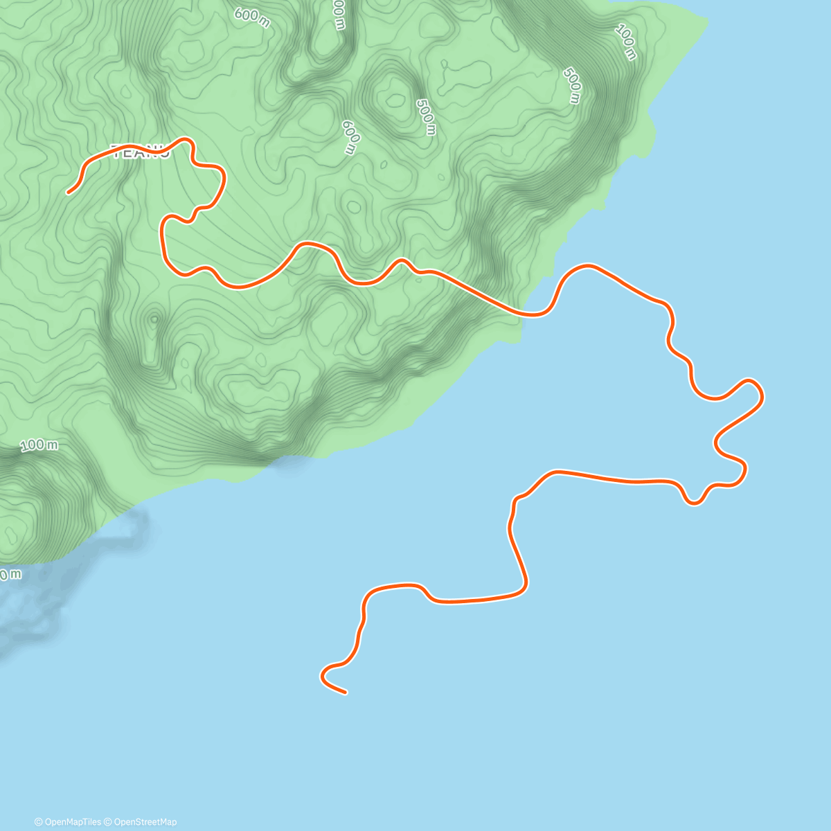 Map of the activity, Zwift - Tempus Fugit in Watopia