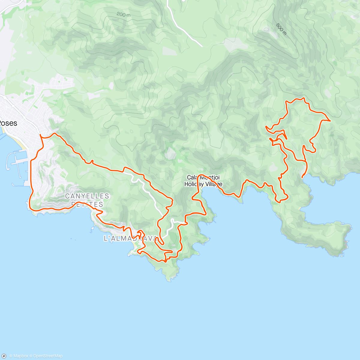 Map of the activity, L’Alpe de Georges 😉