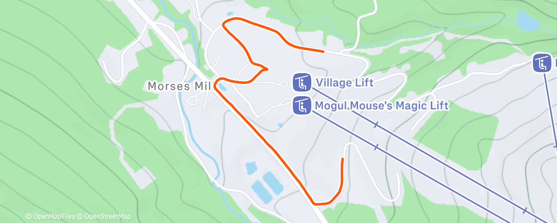 Karte der Aktivität „Snowy warm up”