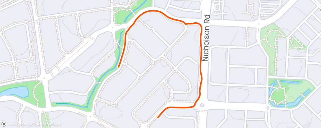 Mapa da atividade, Dog walk/hobble, whatever you'd call my current gait 🤣