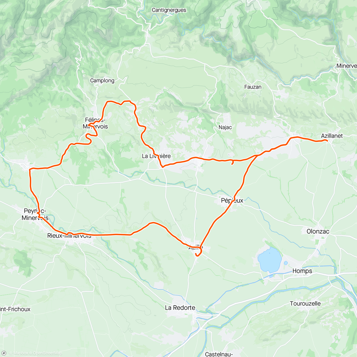 Map of the activity, Vélo du matin à🌪🌪🌪🌪