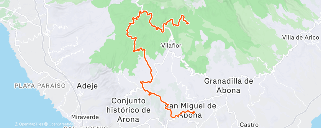 Map of the activity, Afternoon Gravel Ride