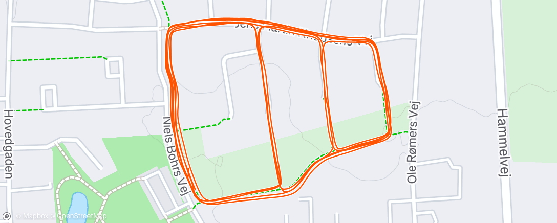 Map of the activity, 🤙LøbDetVæk#4🫡