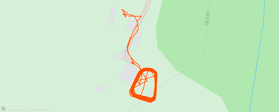 Map of the activity, Horse riding lesson
