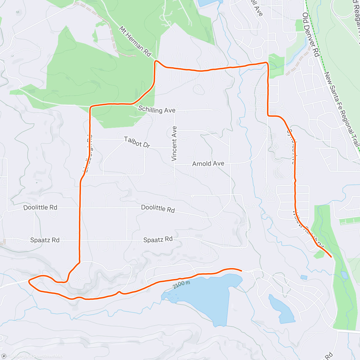 Map of the activity, Morning run, 538.