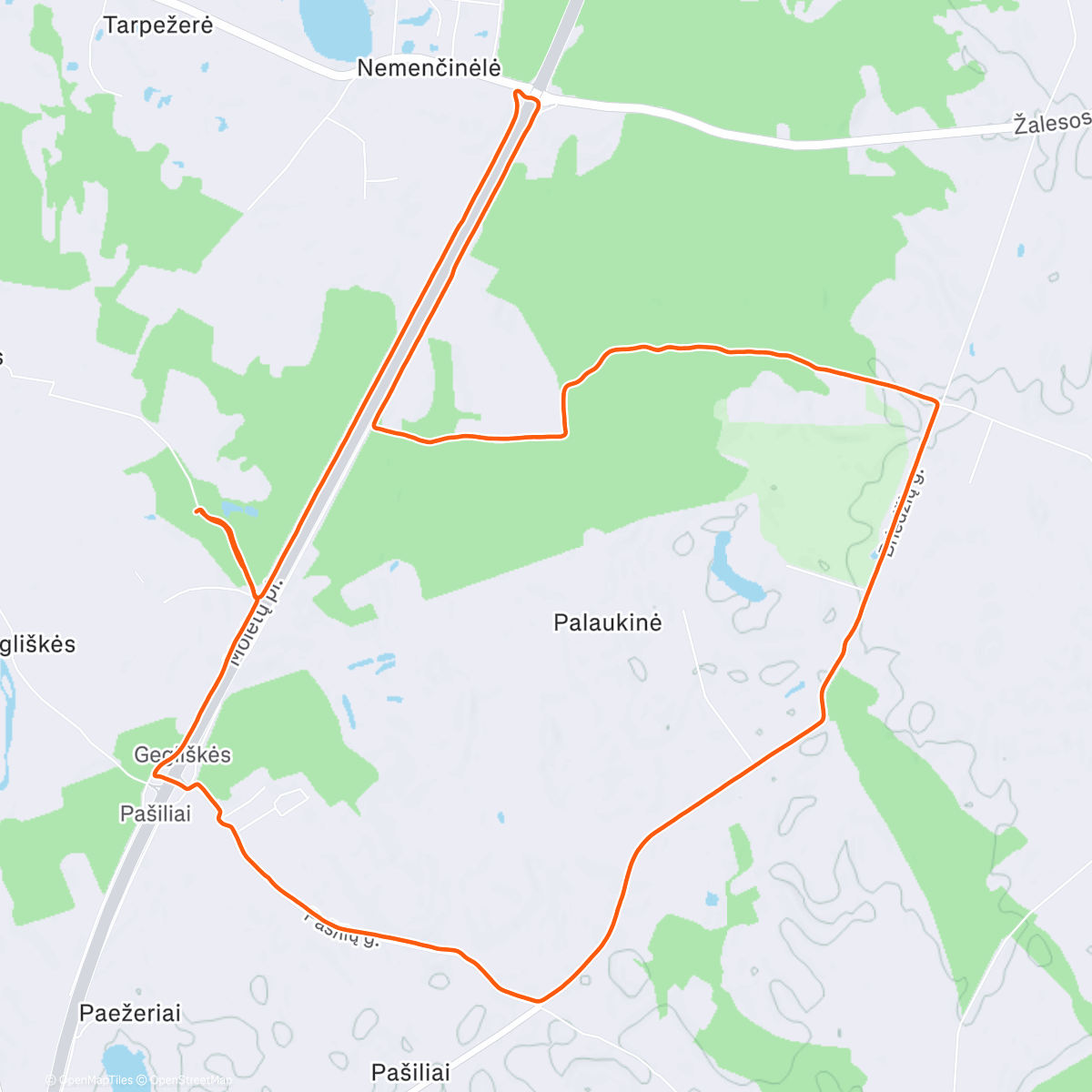 Карта физической активности (🇱🇹)