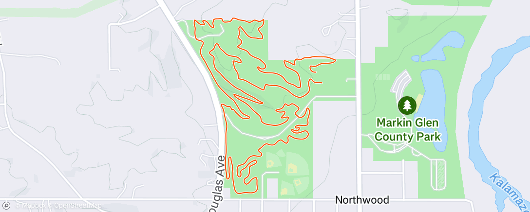 Map of the activity, 1/23rd of lumberjack