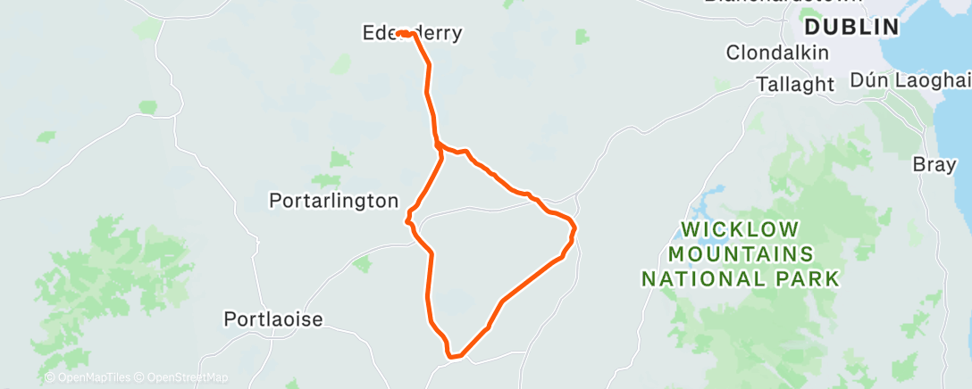 Map of the activity, Morning Ride