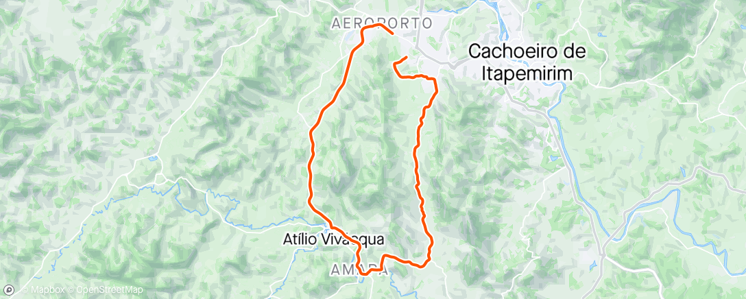 Map of the activity, Sta Tereza X Marapé
