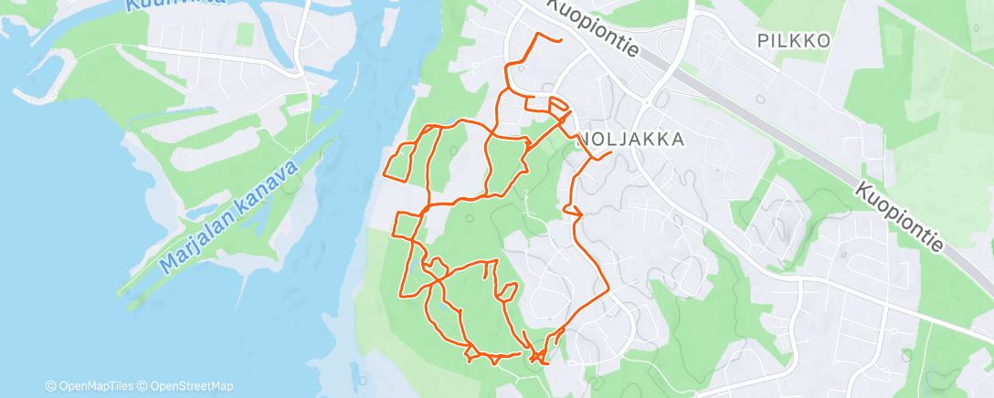 Карта физической активности (Lumessa kahlaaja)