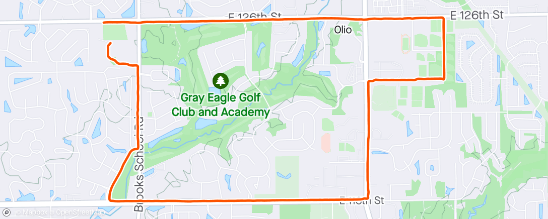 Map of the activity, Soccer practice shuffle