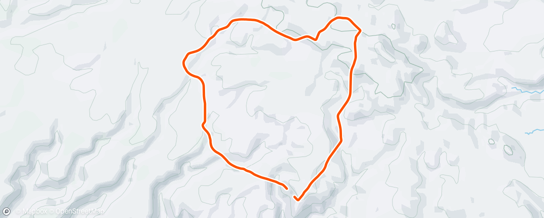 Карта физической активности (MyWhoosh - Nomad Trail)