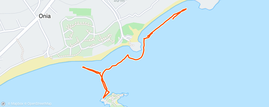 Map of the activity, Nuotata dell'ora di pranzo