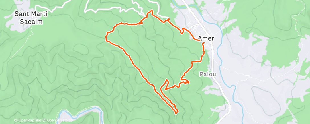 Map of the activity, Excursión de mañana
