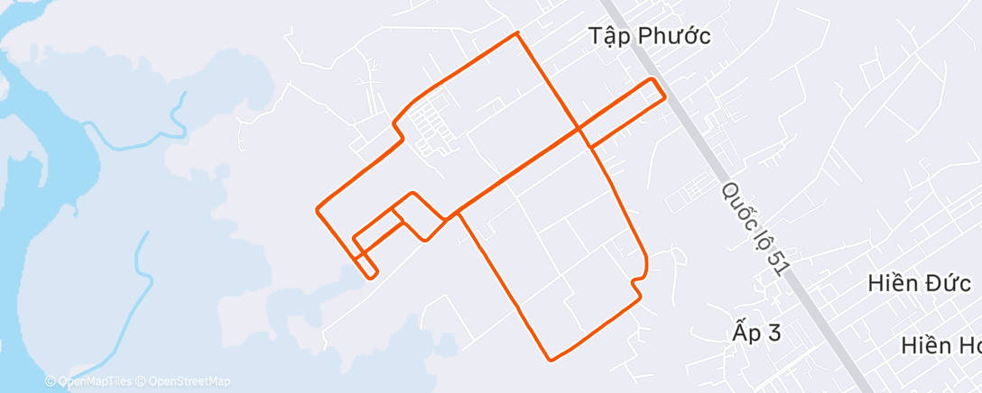 Mappa dell'attività Morning Run