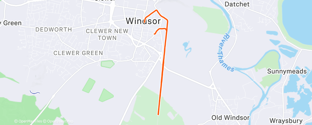 Map of the activity, Tempo intervals 🐕