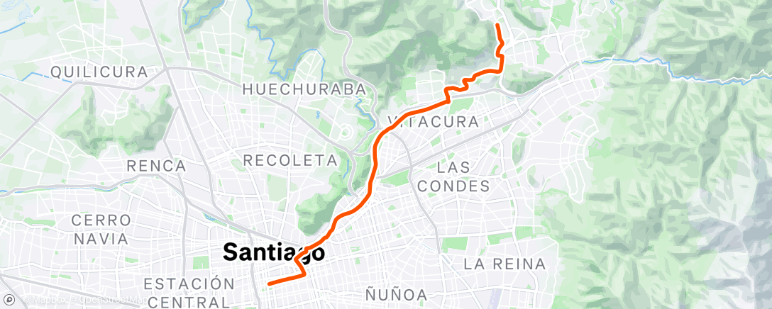 Map of the activity, Morning Ride