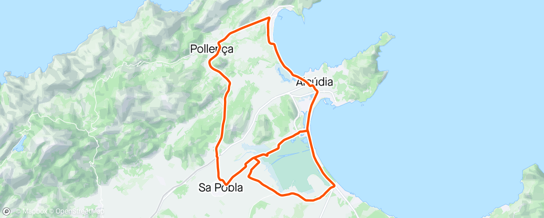 Map of the activity, Failed escape 🚴🏿‍♂️💦💨🌧️🌧️