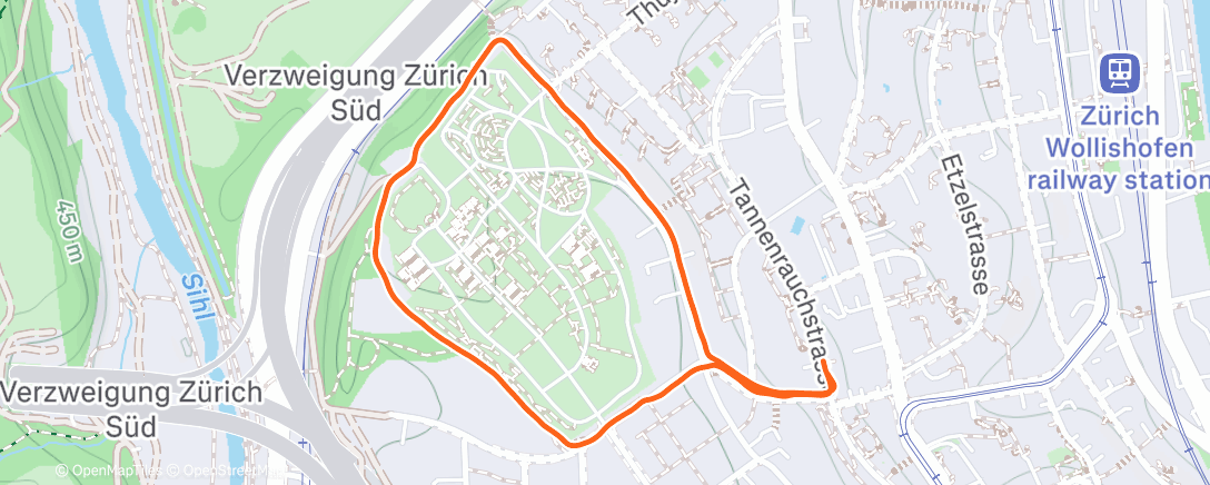 Map of the activity, Quickie