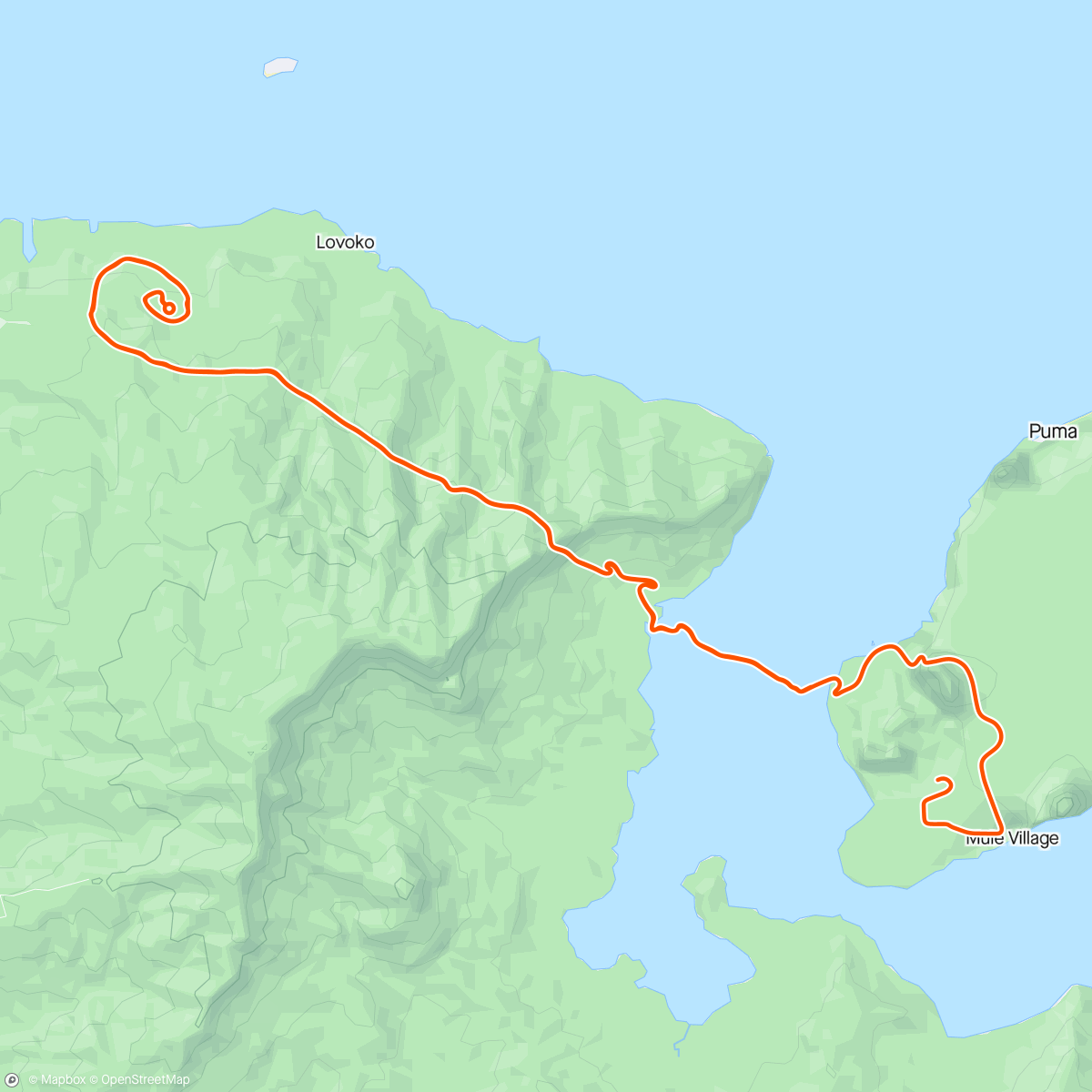Карта физической активности (Zwift - Climb Portal: Puy de Dome at 100% Elevation in Watopia)