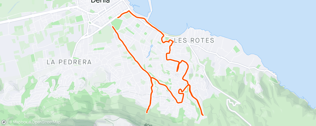 Mapa de la actividad, Morning Run