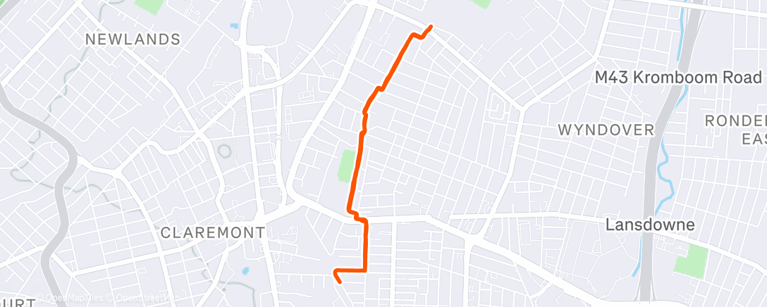 Карта физической активности (Morning Run)