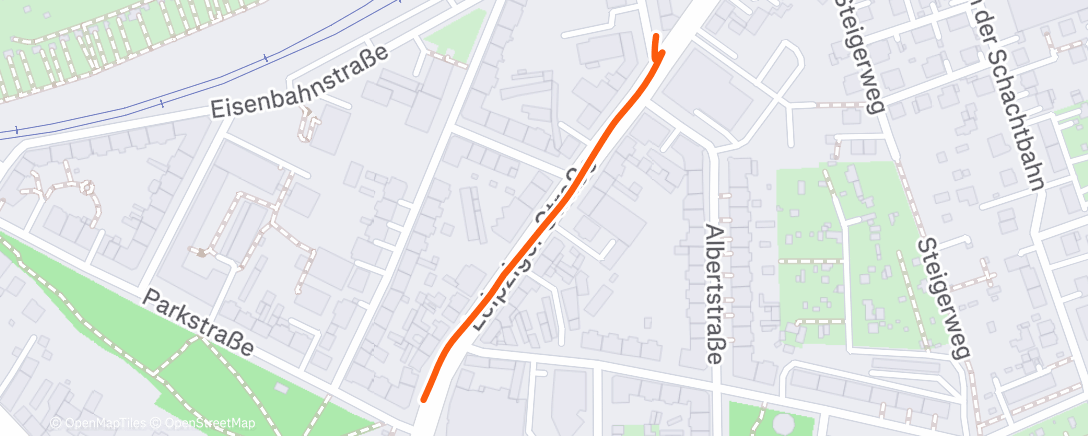 Map of the activity, Nachtspaziergang