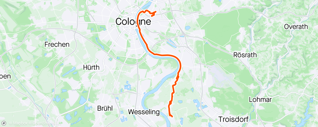 Map of the activity, Kleinanzeigen-Ride