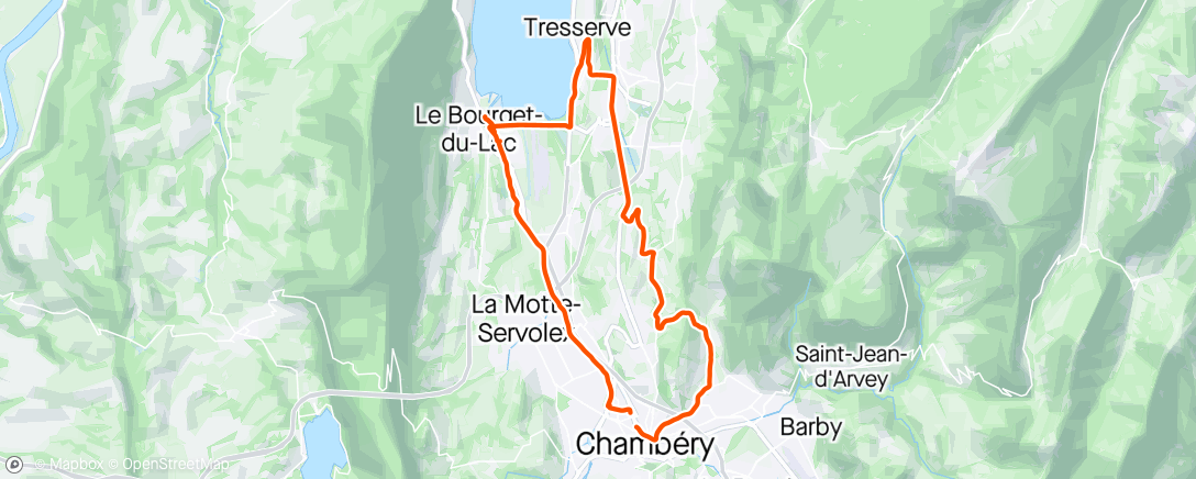 Map of the activity, Première chambérienne